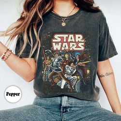 Vintage Star Wars Comfort Colors Shirt, Starwars Disneyland Shirt, 104