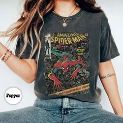 Vintage the Amazing Spider Punk Comfort Colors Shirt, Marvel Comics Shirt, 106