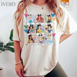 Retro Disney Princess Shirt, Princess Shirt, 22