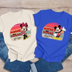 Disney Mickey Minnie Shirt, Mickey Mouse Shirt, Retro Minnie