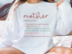 Mother Sweatshirt, Mom T-shirt, Mothers Day Gift Shirt, Cute