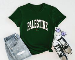 Palestine Shirt, Palestine Flag Crewneck, Stand With Palesti