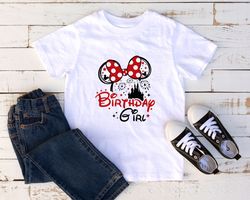 Personalized Disney Birthday Shirt, Minnie-Mickey Birthday S