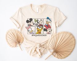 Disney Squad Goals Shirt, Mickey And Friends Shirt, Disney V