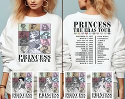 Princess The Eras Tour Shirt, Disney Princess Shirts, Disney