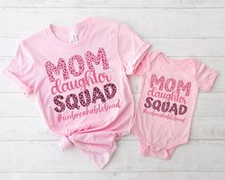 Mommy and Me Shirts, Mother Daughter Matching Shirt, Mom Bir