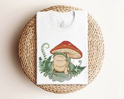 Mushroom Shirt, Frog Shirt, Goblincore Shirt, Aesthetic Shir