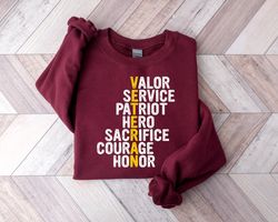 Veteran Sweatshirt, God Bless America Sweatshirt, Womens 4t