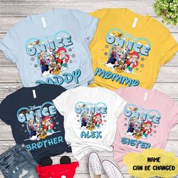 Disneyland On Ice 2024 Family Shirt Mickey and Friends Love