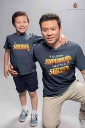 Every Superhero Needs A Sidekick, Sidekick Shirt, Father Gif