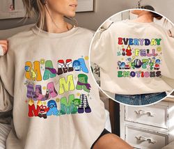 Everyday Is Full Of Emotions Shirt, Inside Out Mama Shirt, D