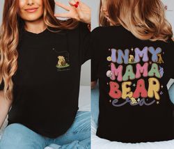 Mama Mini Bear Winnie The Pooh Coquette Shirt, Mom Daughter
