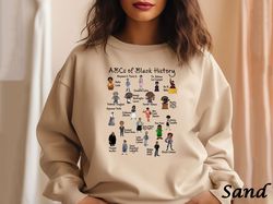ABCs Of Black History Sweatshirt, Pride Black History Sweater, Black Lives Matter Shirt, Proud Black Shirt