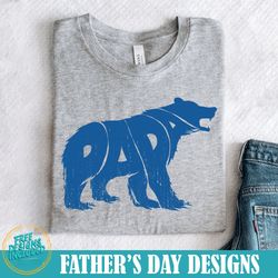 papa shirt, papa bear shirt, bear shirt, retro papa bear shirt, fatherhood shirt, fathers day shirt, father design, fath