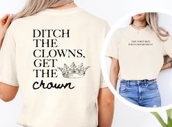 Taylor Swift Shirt, The Alchemy TTPD Comfy Tee,TTPD Fan Merch, Ditch The Clowns Get The Crown Gift For Swiftie