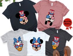 4th Of July Disney Shirt, Mickey 4th Of July Shirt, 4th Of July Family Shirt, Mickey Mouse and friends 4th July Shirt
