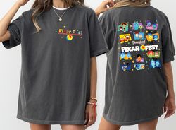 Pixar Pier Disney Shirt, Disney Pixar Fest 2024 Shirt, Toy Story Shirt, Monsters Inc Cars Lightning McQueen Shirt