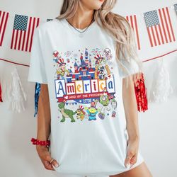 Disneyland Toy Story America Shirt, Disneyland 4Th Of July Shirt, Toy Story Shirt, Magic Kingdom Shirt, Disneyland Trip