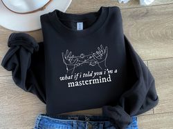 Vintage Mastermind Lyrics Shirt, Mastermind Shirt, Midnights Album Shirt, Music Album Shirt, Midnights Sweatshirt