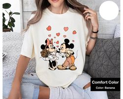 Disney Mickey Minnie Love Shirt, Mickey and Minnie Valentines Tee, Disneyland Lo
