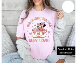 Disney Minnie Daisy Cup Shirt, Girls Just Wanna Have Fun, Disney Besties Tee, Di