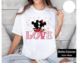 Disney Valentines Shirt, Mickey and Minnie Love tee, Disneyland Valentines Day S