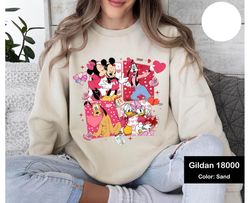 Mickey and Friends Valentine Shirt, Disney Valentine Shirt, Disney Couple Shirt,