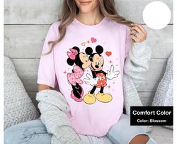 Mickey and Minnie Valentine Shirt, Disney Valentines Day Shirt, Mickey Minnie V