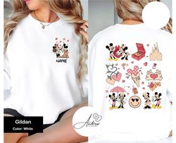 Personalized Mickey Minnie Valentines Day Shirt, Disneyland Love shirts, Valent