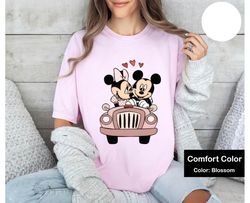 Vintage Mickey and Minnie Shirt, Disney Valentines Day Sweatshirt,Disney Valenti