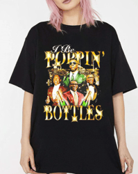 i be poppin bottles t shirt, i be poppin bottles shannon sharpe homage shirt, i be poppin bottles merch, i be poppin bot