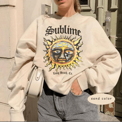 Vintage Sublime Long Beach Shirt, Sublime Sun Tshirt