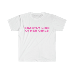 Funny Y2K TShirt, Exactly Like Other Girls 2000's Style Meme Tee, Gift Shirt