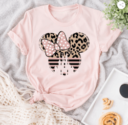 Minnie Shirt, Disneyworld Shirts, Animal shirt, Minnie Ear Shirt , Leopard Cheetah print Shirt, Disney Shirt