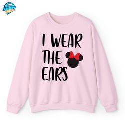 I Wear The Ears - I Buy The Beers Matching Disney Couples Shirts, Minnie and Mickey Adult Shirts