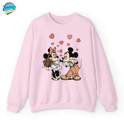 Minnie and Mickey Sweatshirt, Minnie Valentines Shirt, Mickey Valentines Shirt, Valentines Day, V-Day Shirt,Disney Tee