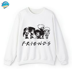 Anime Friends Shirt, Naruto Anime Shirt, Oldschool Naruto Shirts, Ninja Tee, Naruto Fan Shirt, Unisex Anime T Shirt