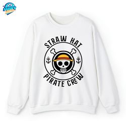 Straw Hat Pirate Crew One Piece Shirt, Luffy One Piece Shirt, One Piece Pirate King, One Piece Anime Shirt, Straw Hat Sh