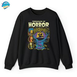 Treehouse Of Horror, The Simpsons T-Shirt, Homage Graphic Unisex Sweatshirt, The Simpsons Shirt, Cartoon Shirts