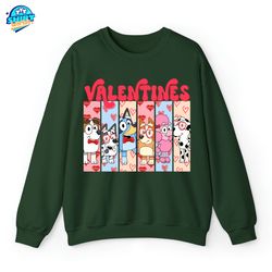 Bluey Valentine Shirt, Happy Valentine Cartoon, Valentine Dog Cartoon, Valentine Movie, Happy Valentines Day, Valentine
