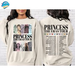 Princess Eras Tour Shirt, Disney Princess Characters Shirt, Disney Princess Shirt, Disney World Shirts, Swiftie Gifts