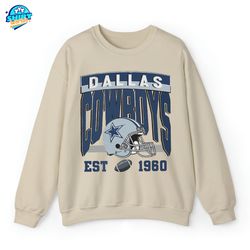 Dallas Cowboys Football Sweatshirt, Football Dallas Shirt For Fans, Dallas Texas Shirt, Dallas Football Crewneck Sweatsh