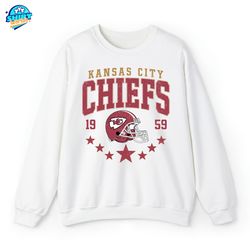 Kansas City Retro Style Sweatshirt Crewneck, Vintage Style Kansas City Fan Gift, Chiefs Football Hoodie, Chiefs Fan Gift