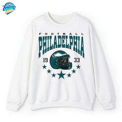 Philadelphia Football Sweatshirt, Eagles Football T-shirt, Sundays Are For The Birds Crewneck, Go Birds Gang EST 1933 Te