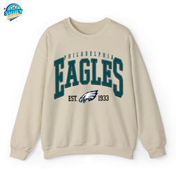 Philadelphia Football Sweatshirt, Eagles Football T-shirt, Sundays Are For The Birds Tee, Go Birds Gang EST 1933 Crewnec