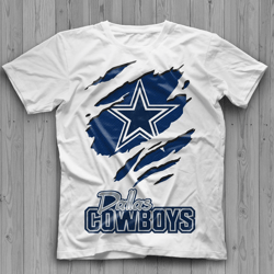 Dallas Cowboys Ripped Logo Shirt, Cowboys Shirt, Dallas Cowboys Cricut, Dallas Cowboys