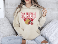 Vintage San Francisco Football Sweatshirt 49ers Football Crewneck Retro 49ers Shirt Gift San Francisco 49ers Hoodie 49er