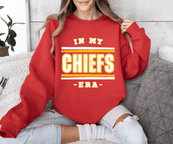 In My Chiefs Era Shirt Travis Kelce Swift Shirt Football Chiefs Jersey Shirt Travis Kelce Football NFL Tshirt Taylor