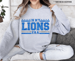 Football Sweatshirt Lions Football Crewneck Retro Style Lions Shirt Gift for Lions Football Fan Detroit Lions Gift Michi
