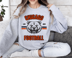 Chicago Bears Vintage Sweatshirt Chicago Bears Football Sweatshirt Bears Shirt Gift for Bears Football Fan Chicago Bears